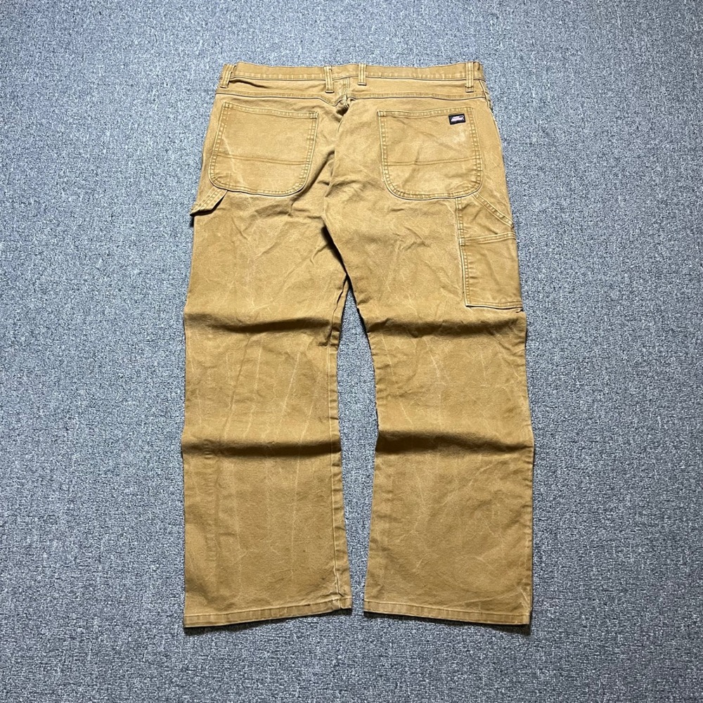 Dickies Carpenter Pants 38x30 Tan Duck‎ Canvas Workwear Utility EU1939RDB